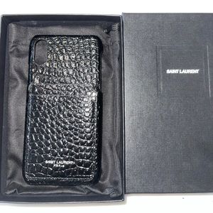 Saint Laurent Crocodile iPhone XS Case